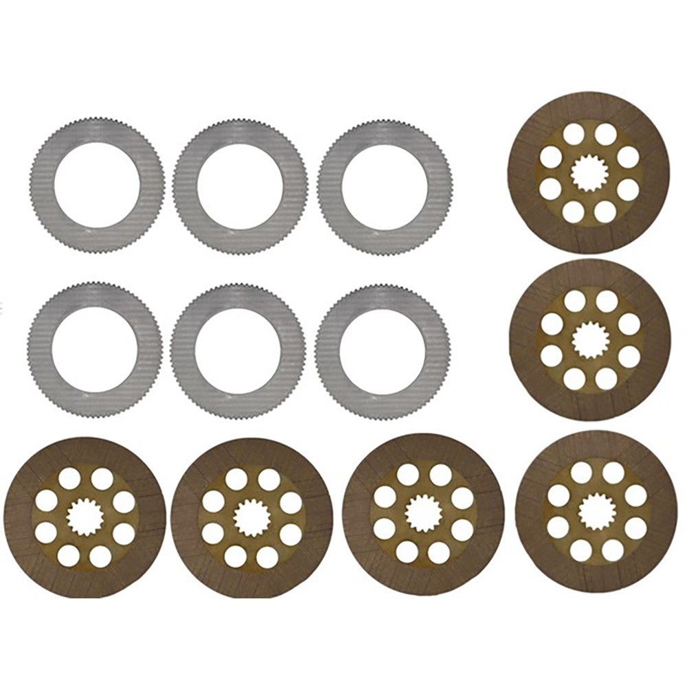 Service Brake Disc & Plate Set Fits John Deere Replaces 0887028