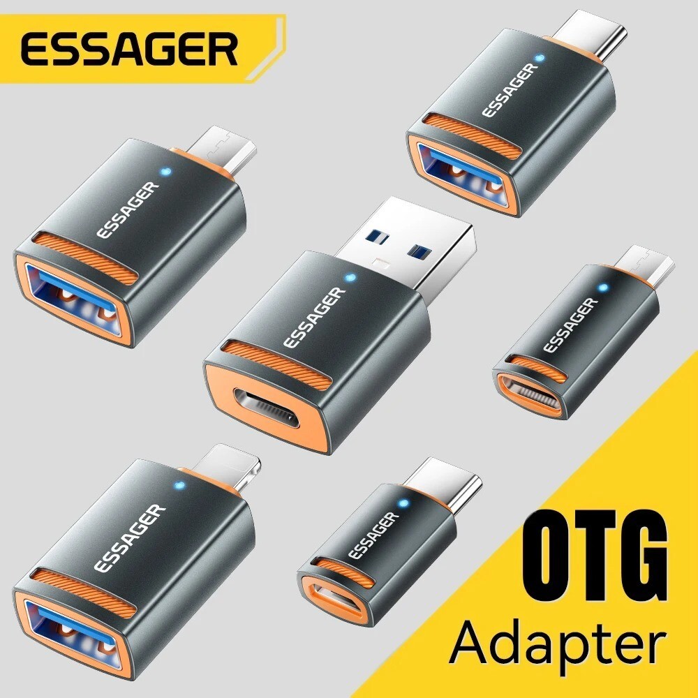 USB3.0 OTG Adapter Type-C to Micro USB Male Female Converter