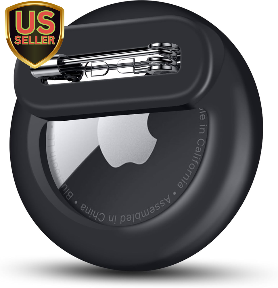 Apple AirTag Holder for Kids with Pin – Safe, Lightweight GPS Tracker in Hidden Design