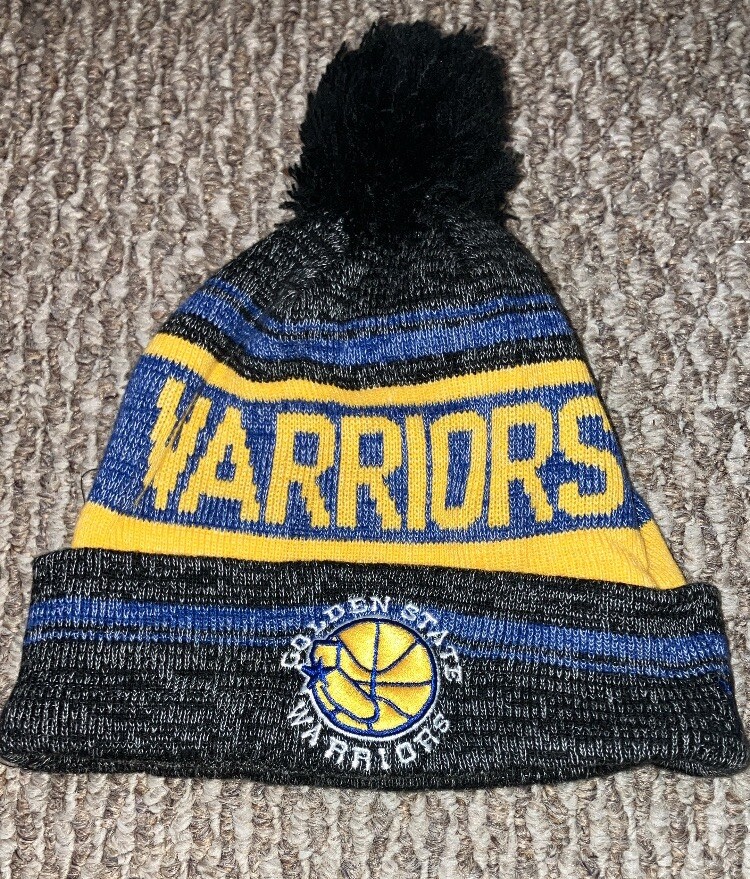 Golden State WARRIORS BEANIE Skull Cap Hat Hardwood Classics New Era ONE SIZE
