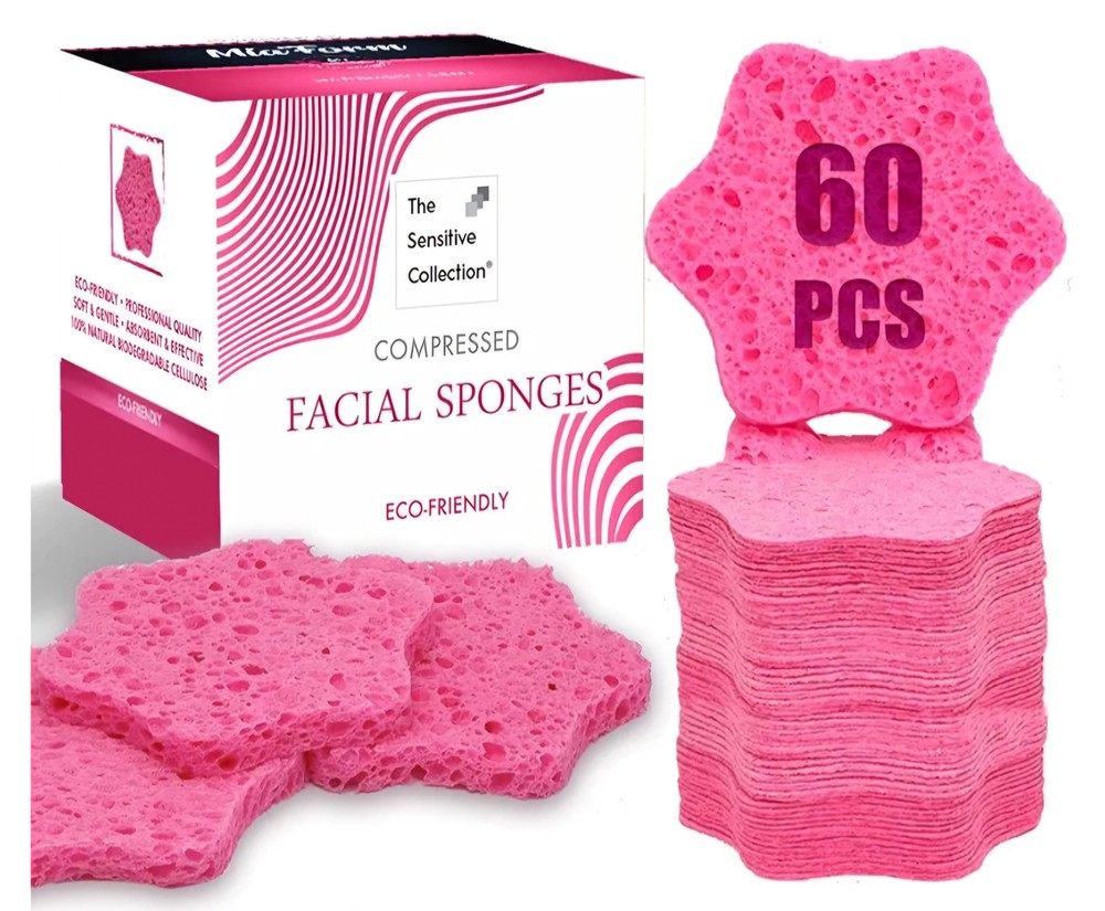 Sponge facial wash