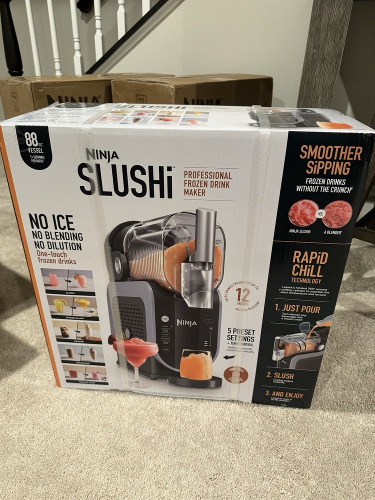 Ninja Slushi 5-in-1 Professional 88oz Frozen Drink Maker FS301 Fast Delivery