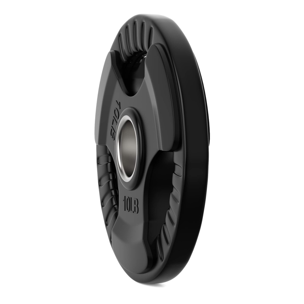 Olympic Grip Weight Plates for Strength Training, 5LB/10LB/25LB/35LB/45LB Iro...