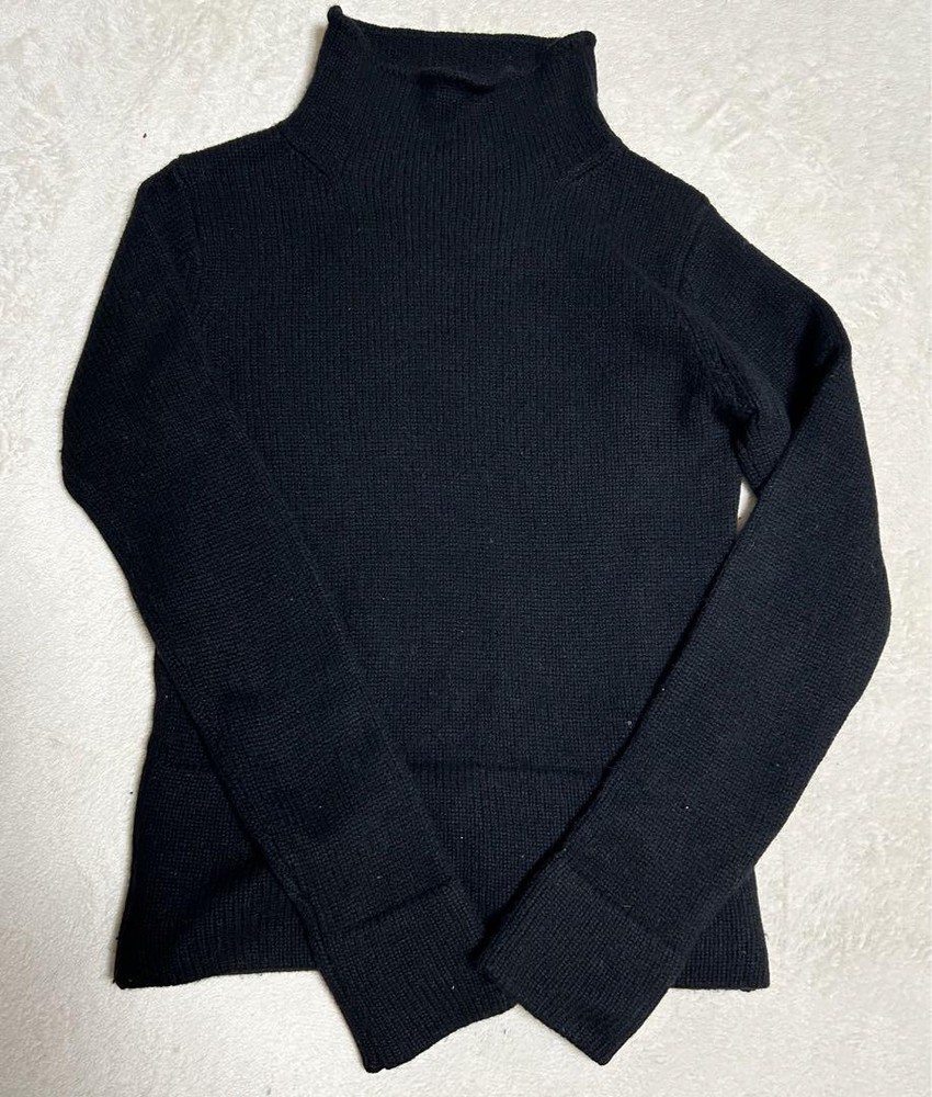 Burberry Blue Label Knit Sweater 100% Wool Size M Blue