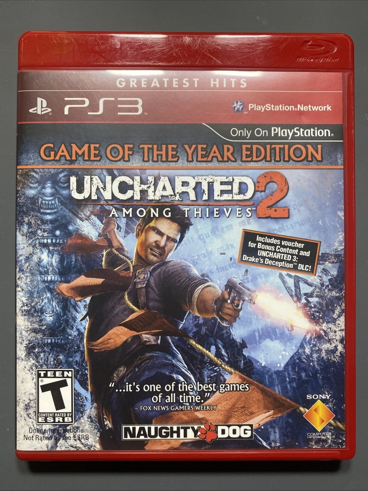 Uncharted 2 Among Thieves PS3 Game CIB Game of the Year Greatest Hits