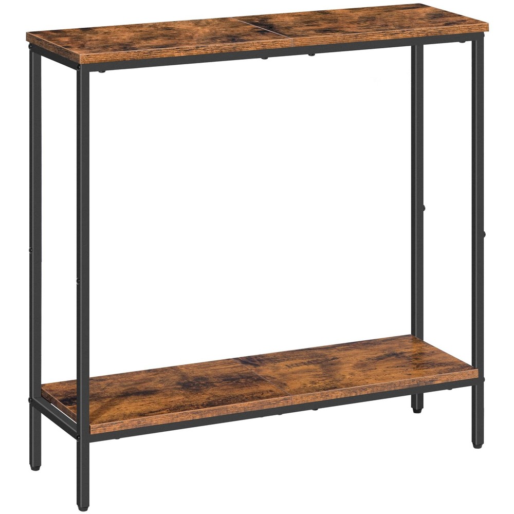 29.5-Inch Narrow Console Table with Shelves for Small Spaces