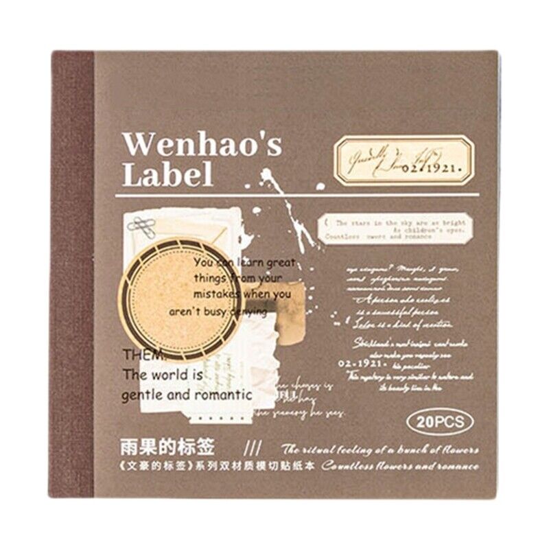 Literary Sticker Scrapbooking Decorative Paper for Planner Journals Laptop Album