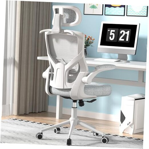 Ergonomic Office Chair, High Back Mesh Desk Chair with Thick Molded Foam