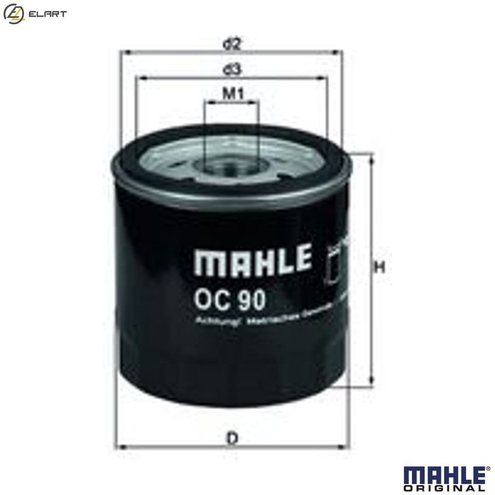 OIL FILTER OC 90 OF FOR LADA DAEWOO EVANDA KONDOR KALOS LACETTI/Hatchback 2.0L