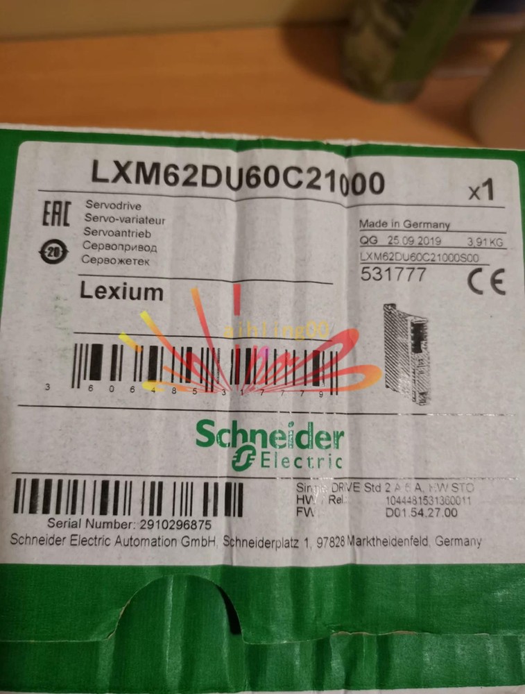 1PCS NEW Servo Driver LXM62DU60C21000