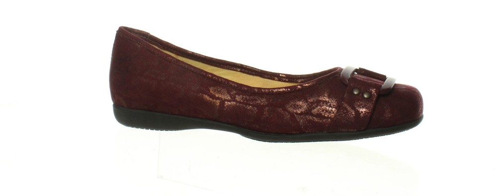 Trotters Womens Sizzle Bordeaux Ballet Flats Size 5 (1490273)