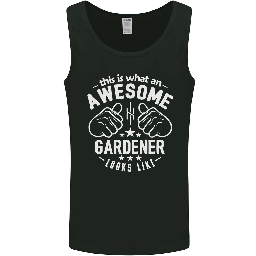 This Is What an Awesome Gardener Looks Like Mens Vest Tank Top