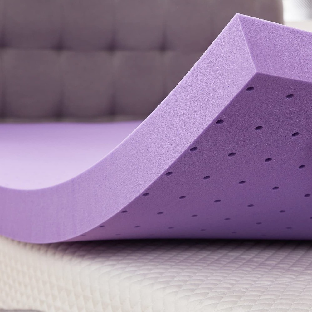 3 Inch Gel Memory Foam Mattress Topper Ventilated Soft Pressure Relief Cooling Support  