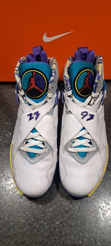 Nike Zoom Zero HC Jordan 8 White Aqua Size 8 Mens / 9.5 Womens Og Box Fast Ship