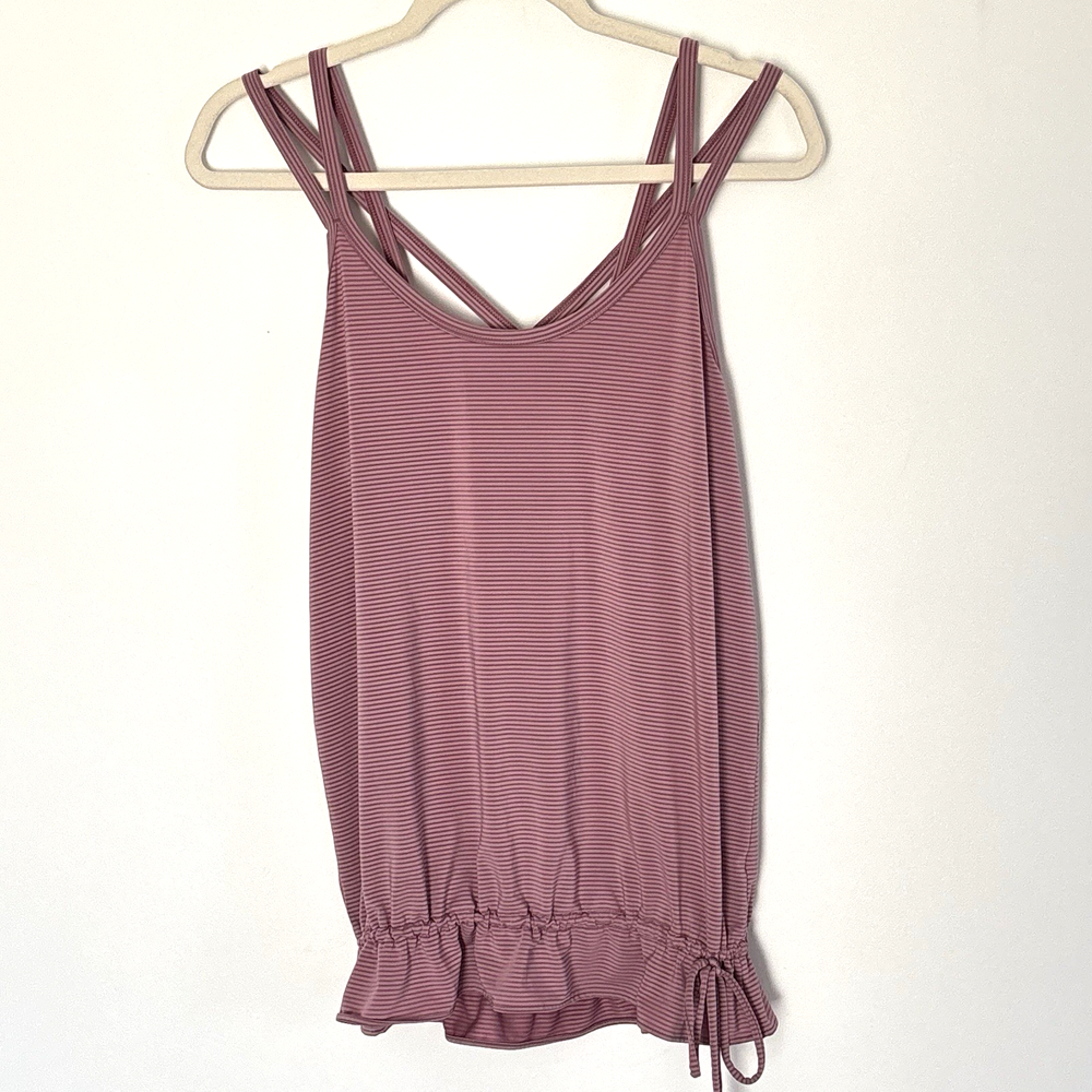 Gap Body Fit Striped Strappy Tank Top Size Small