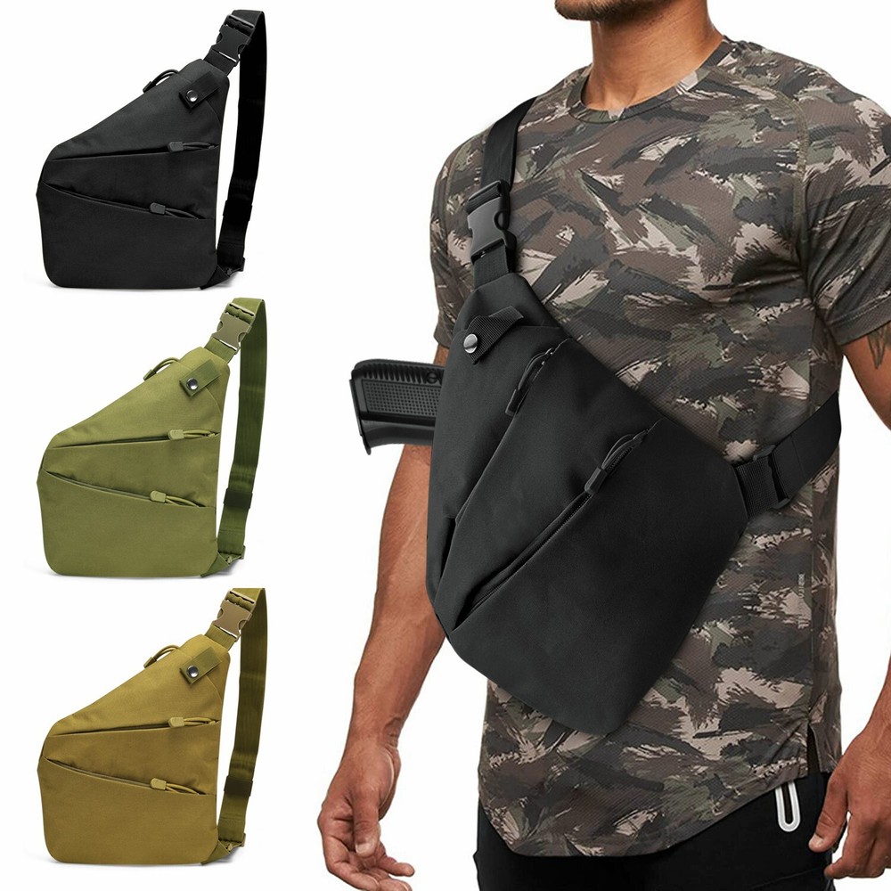 Tactical Molle Sling Bag Chest Shoulder Pack Crossbody Backpack for Men