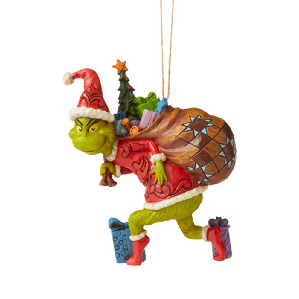 Grinch Sneaking Christmas Ornament