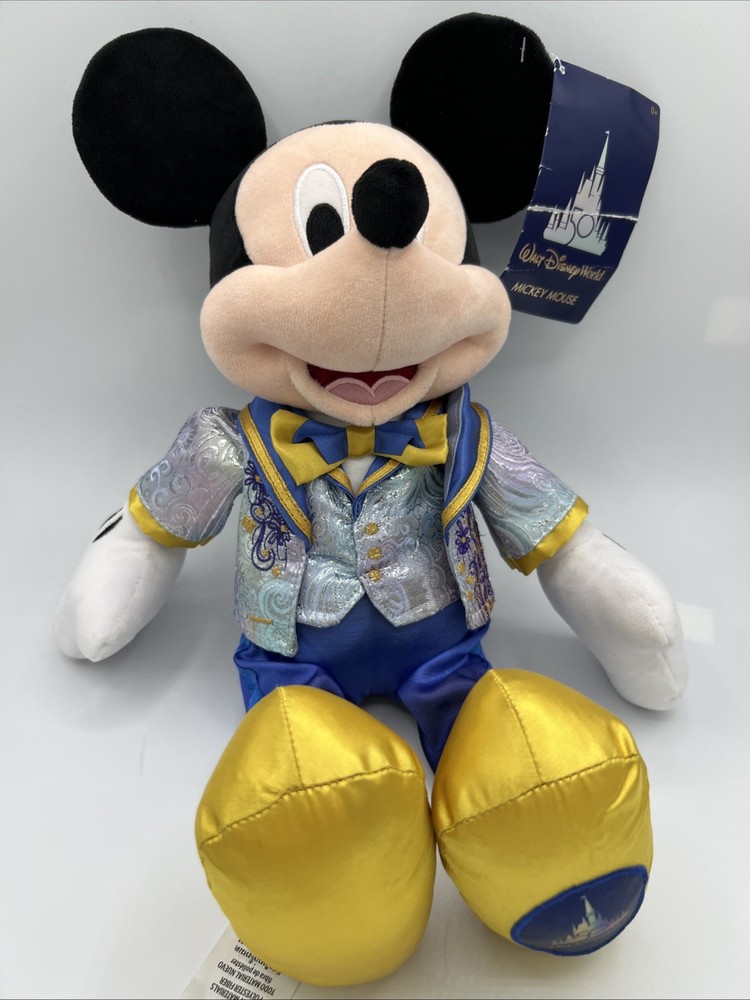 Mickey Mouse 50th Anniversary Disney World Plush Stuffed Animal NWT