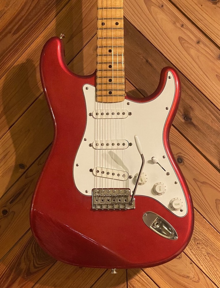 Fender ST57 SCALLOPED CUSTOM EDITION CAR ORDER MADE 1990 Electric Guitar