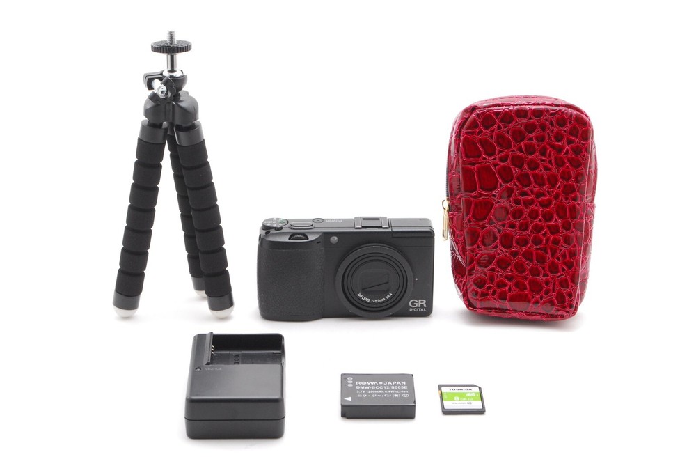 SC 9077! [N MINT- w/Case] RICOH GR DIGITAL II 10.1MP Digital Camera Black JAPAN