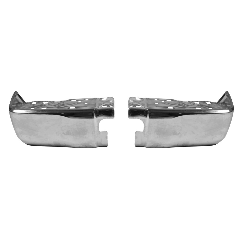 Fit For Toyota Tundra 2014-2021 Rear Bumper End Set Chrome LH RH W/ Sensor Holes