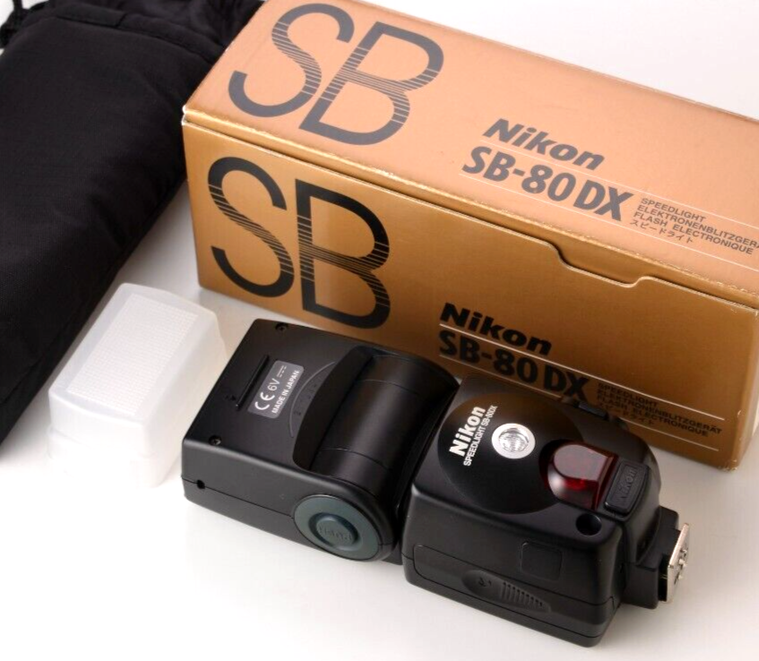 [MINT++]  Nikon Speedlight SB-80DX Shoe Mount Flash in Box  From JAPAN