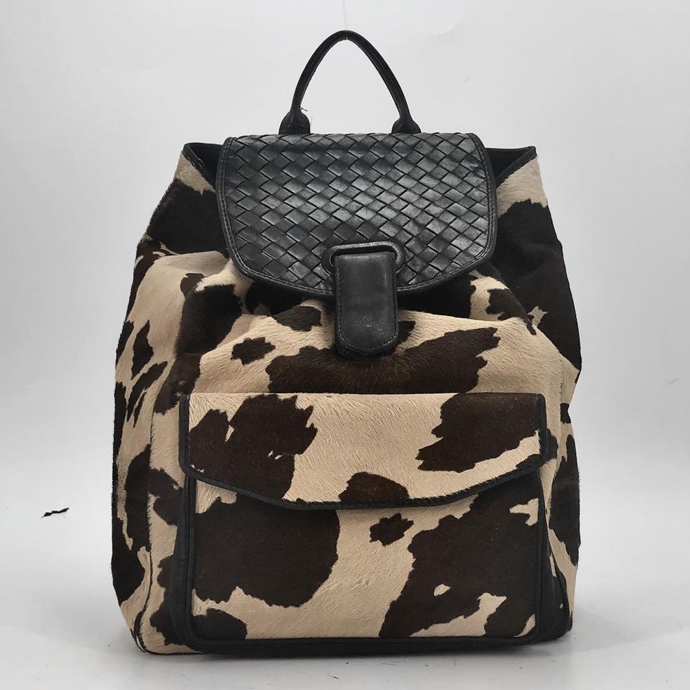 Bottega Veneta Backpack Intrecciato Harako/Leather Multicolor Women used