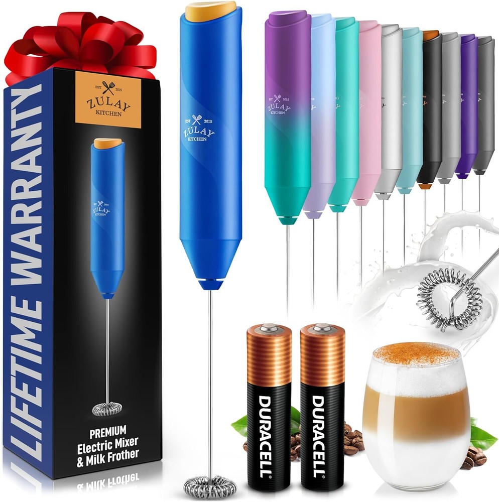 Zulay Kitchen Duracell Powered Sapphire Goldenrod with 2 Batteries