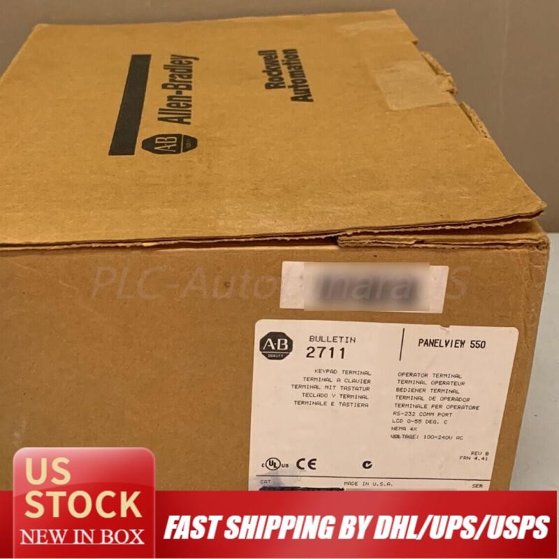 New AB 2711-K5A5 /H PanelView 550 Monochrome Keypad RS-232 (DH-485) US Free Tax