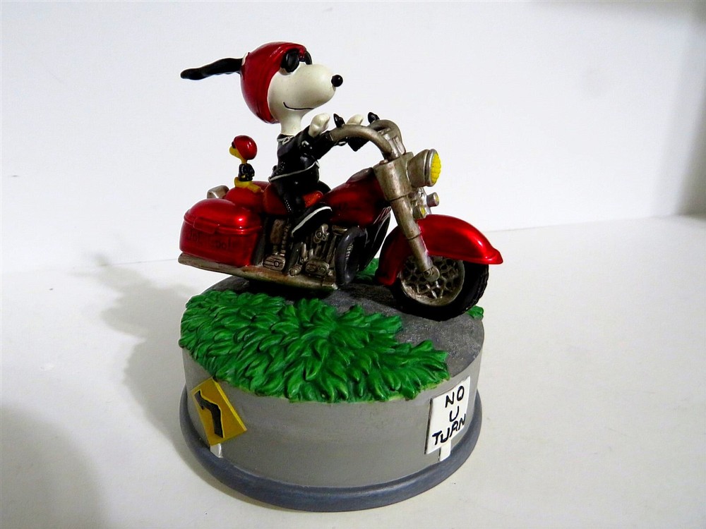 SNOOPY and Charlie Brown Westland Giftware Musical Figurine Music Box