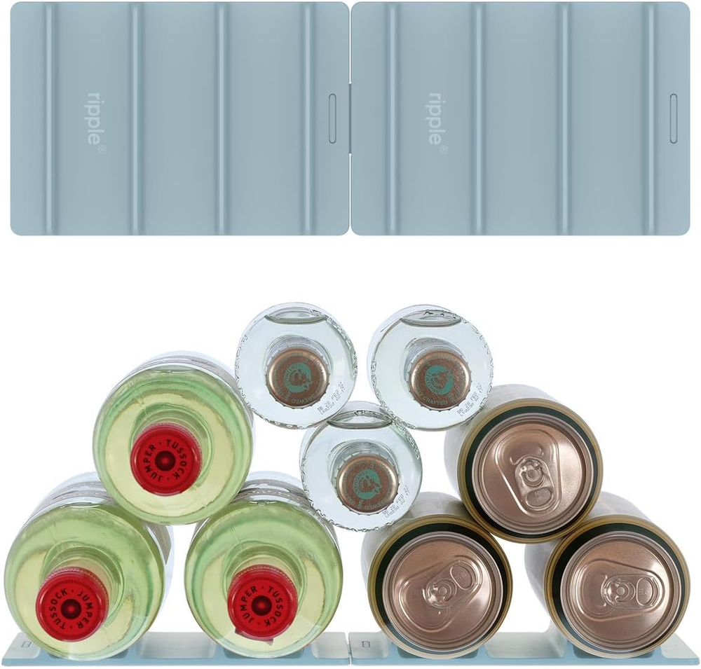 2 Pack Drink Organizer for Fridge Modular, Soda Can Refrigerator Organizers and