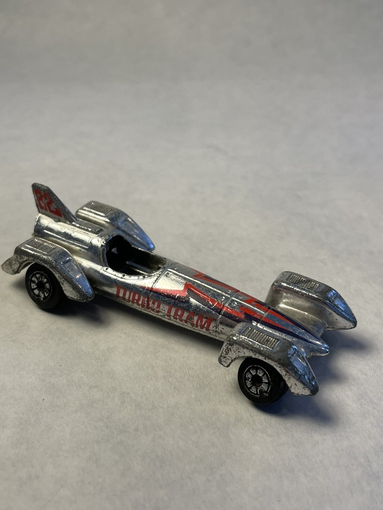 Vintage 1960 Kenner Turbo Tram Chrome Race Car Retro Toy