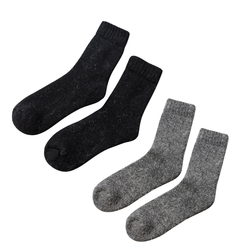 2 Pairs Thick Work Socks for Men Warm - Women's