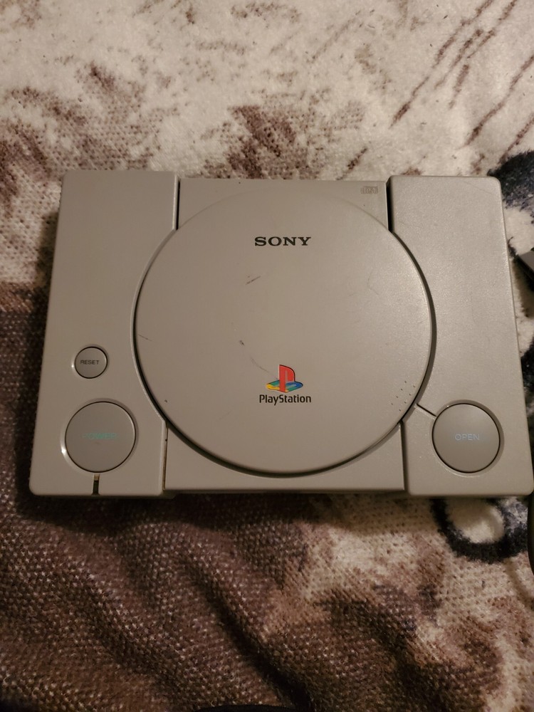 Sony PlayStation with Controllers Plus 3 Memory Cards No Cords Included