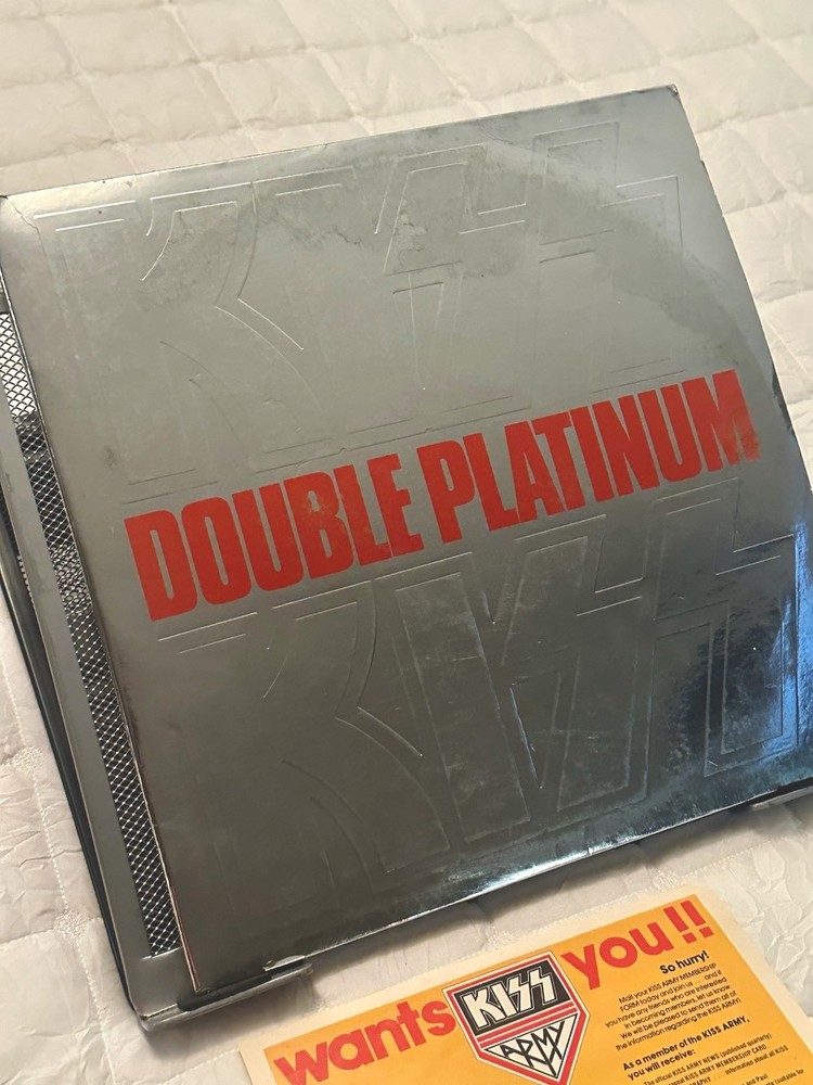 NOTE: TERRE HAUTE PRESS! KISS Double Platinum Vinyl 2 LP Original 1978 NBLP 7100