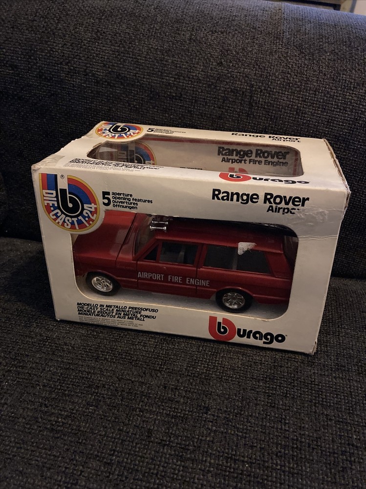 Burago 1/24 - Range Rover Pompiers Airport Fire Engine B