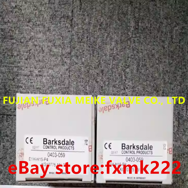 BARKSDALE New Original  Presostato  E1H-H15-P4 0403-059 UPS or DHL fast delivery