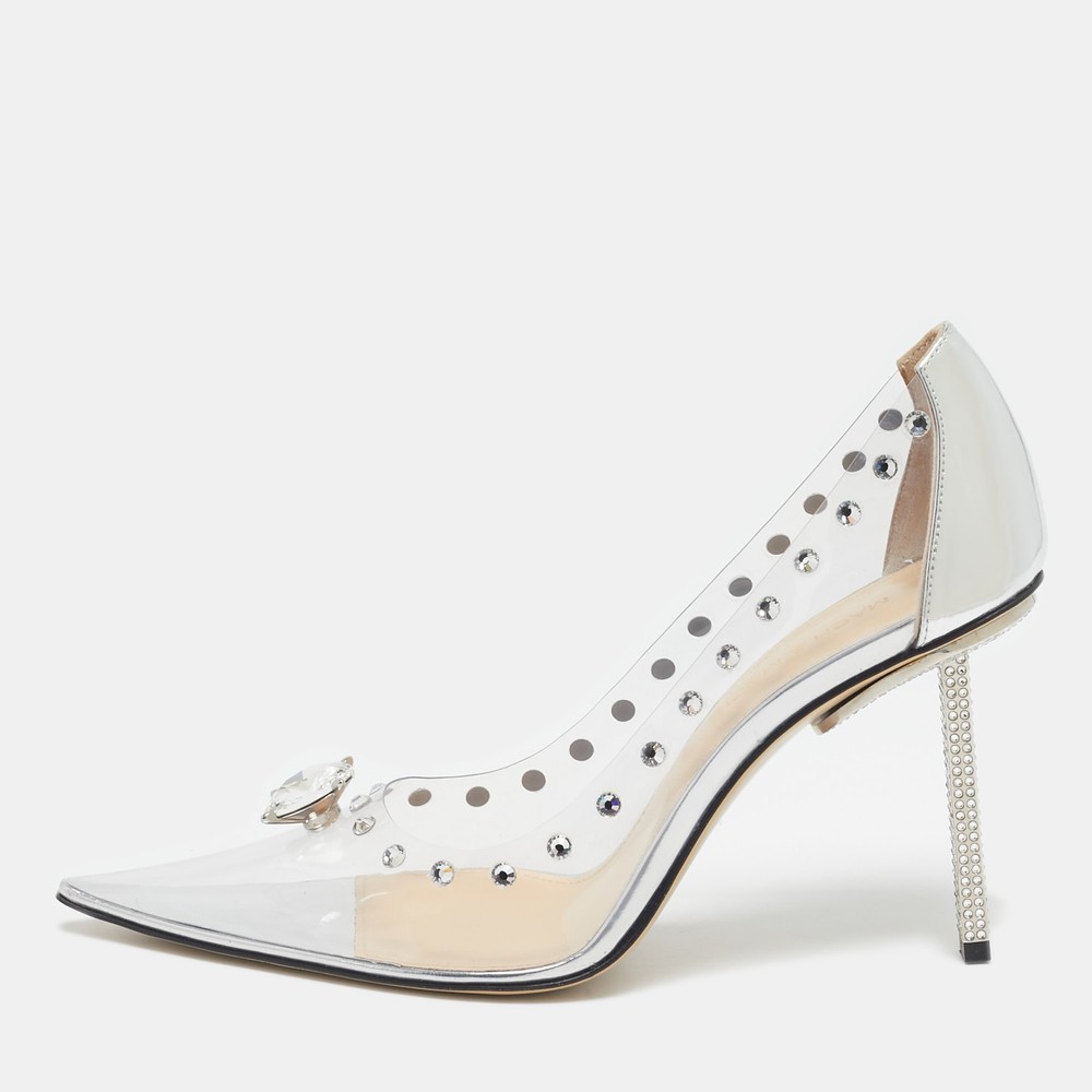 Mach & Mach Diamond Dreams PVC Leather Pumps Size 39.5