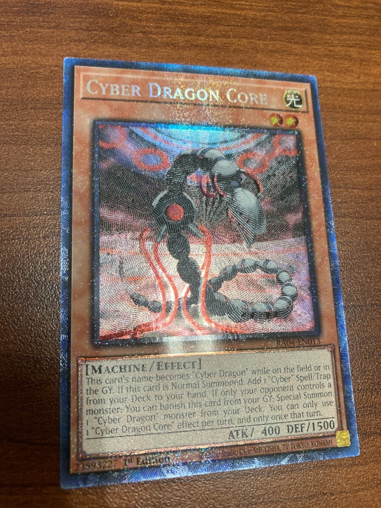 Cyber Dragon Core 1st Edition Prismatic Collector's Rare NM RA04-EN013-image