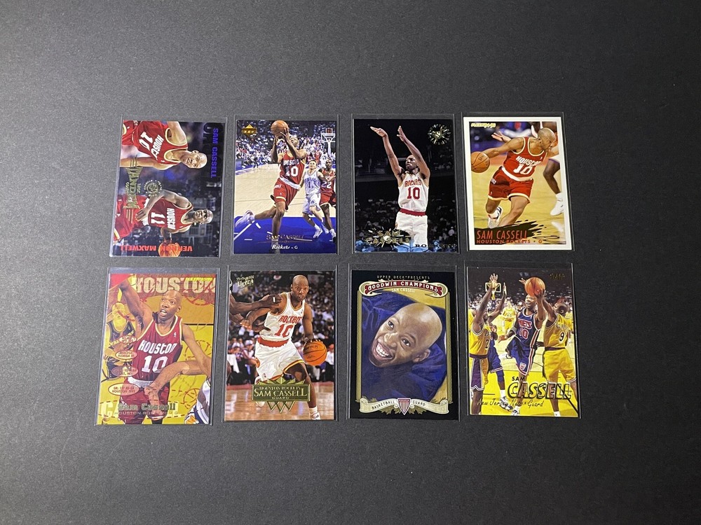 Sam Cassell 8 Card Lot - Houston Rockets (2)