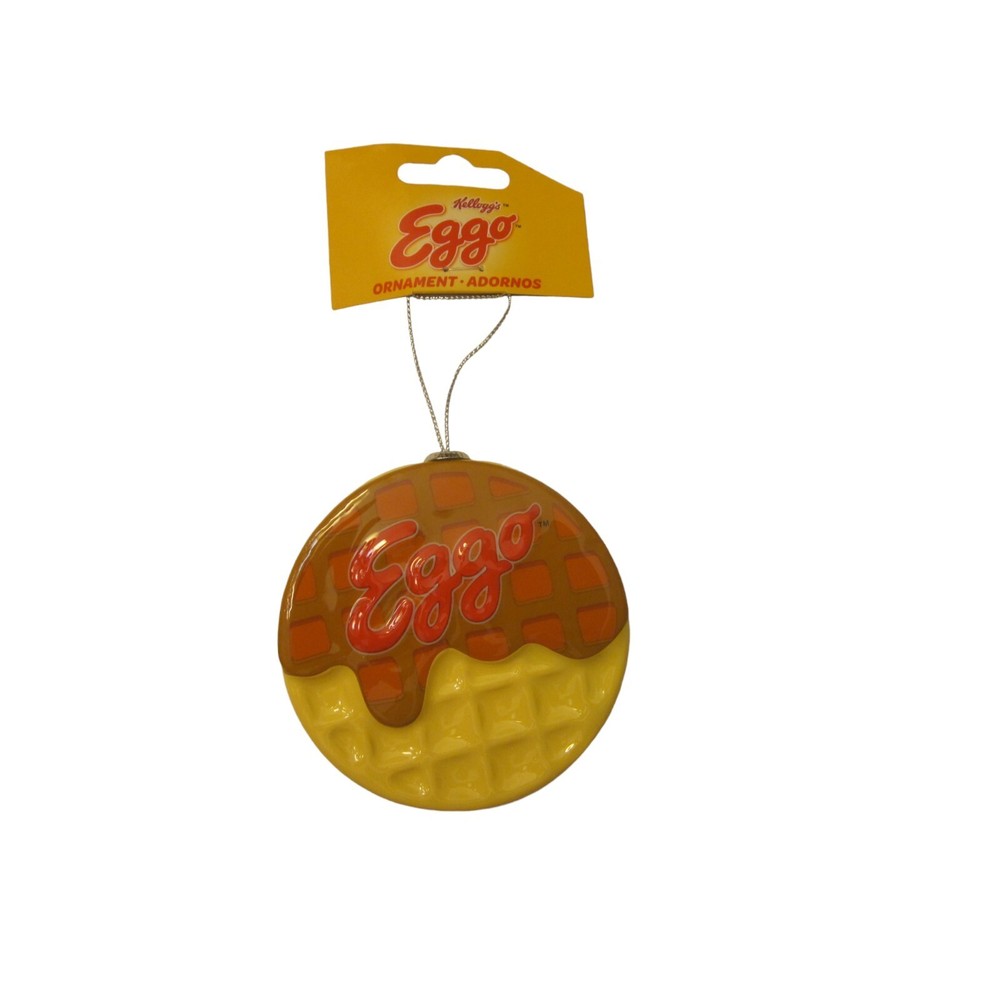 NWT Kelloggs Eggo Waffle Christmas Tree Ornament Holiday Decoration