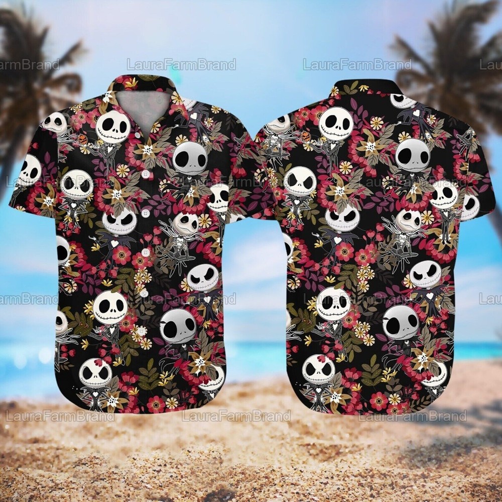Jack Skellington 3D HAWAII SHIRT Jack Lover Father Day All Over Print US Size