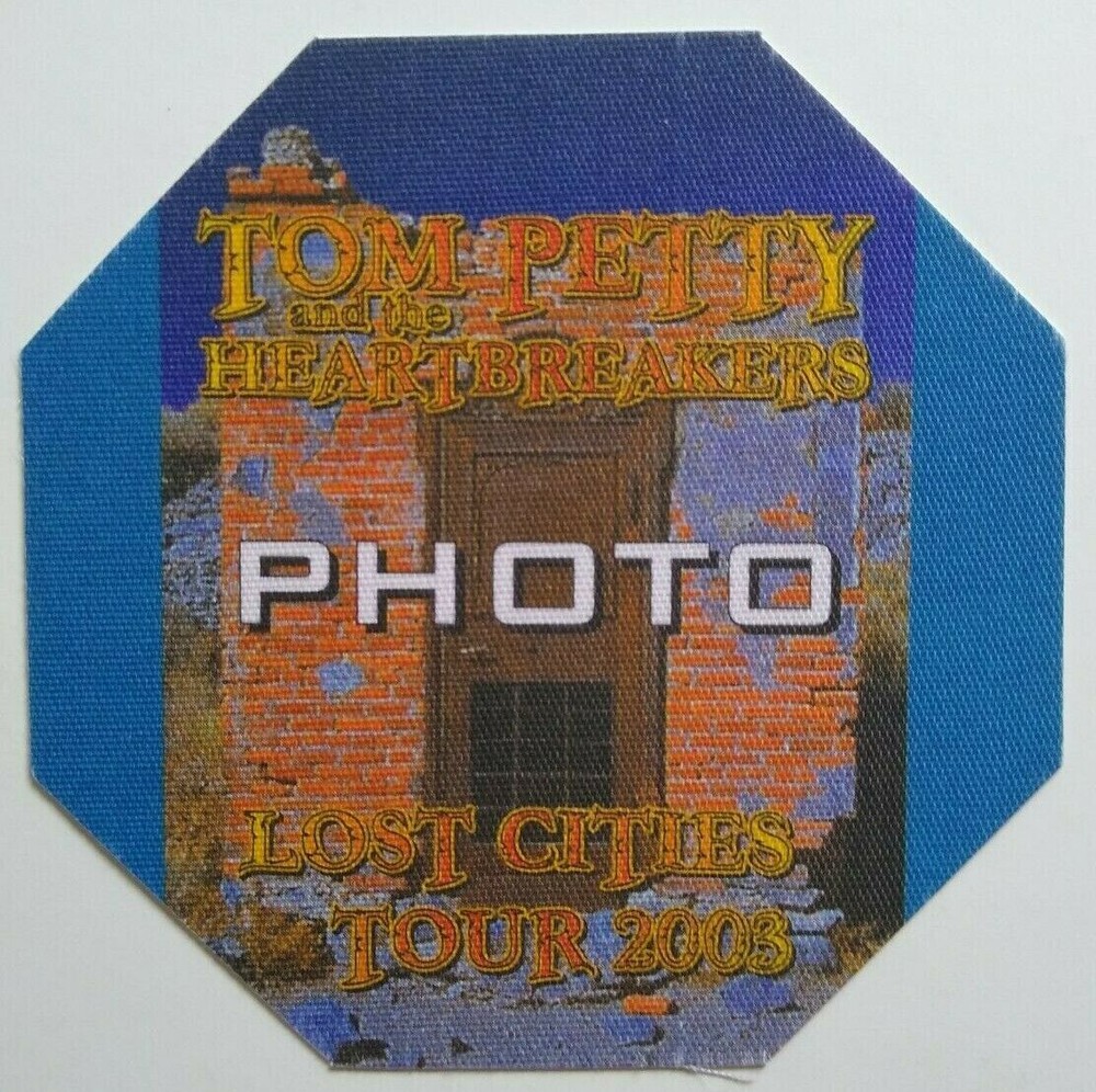 Tom Petty And The Heartbreakers Backstage Pass Original Rock Music 2003 Blue