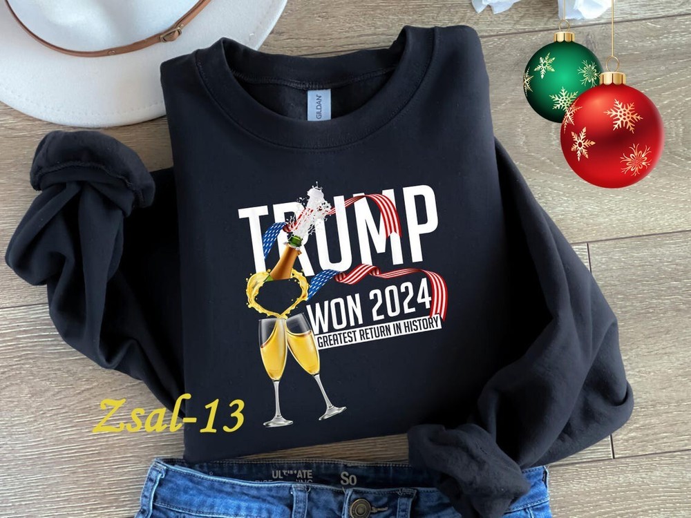 Trump Won Again 2024 Election Sweatshirt F40484
