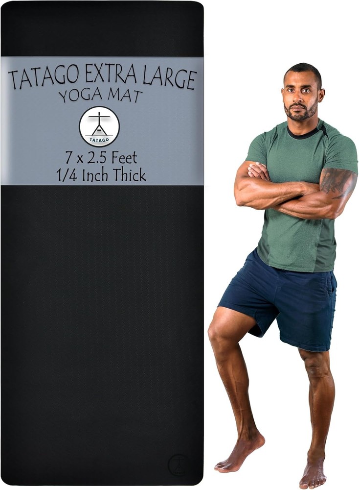 10MM Extra Thick & Wide Yoga Mat for Enhanced Comfort & Support