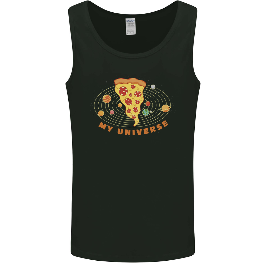 My Pizza Universe Funny Food Diet Mens Vest Tank Top
