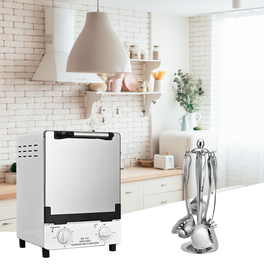 High Temperature Sterilizer 1KW 12L Cleaning Box Metal Equipment Far Infrared