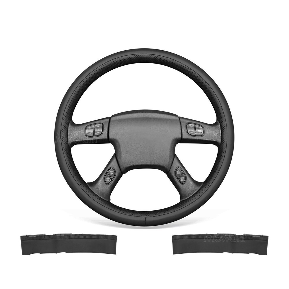 Hand sewn PU Leather Steering Wheel Cover for Silverado 1500 Classic 2007 2500HD