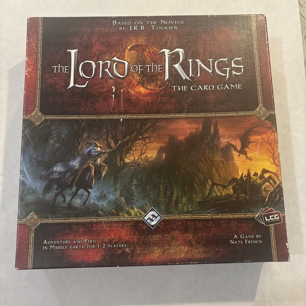 Lord of the Rings Card Game Fantasy Flight Games. Excellent Condition!