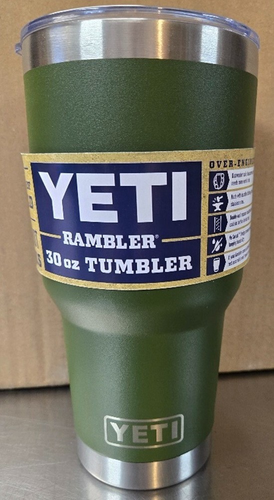 YETI Rambler 30oz Army Green Stainless Steel Vacuum Insulated Tumbler